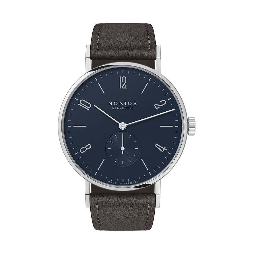 Nomos Glashütte Unisexuhr Tangente 38 nachtblau 167 von Nomos Glashütte