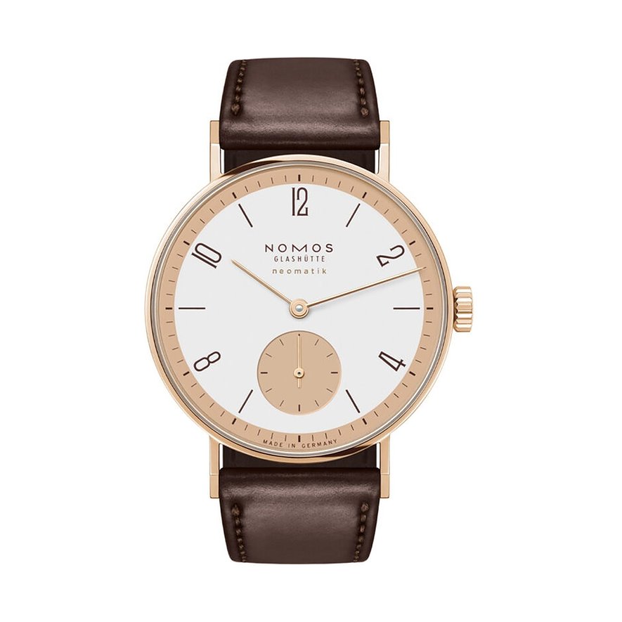 Nomos Glashütte Unisexuhr Tangente Roségold neomatik - 175 Years 160.S1 von Nomos Glashütte