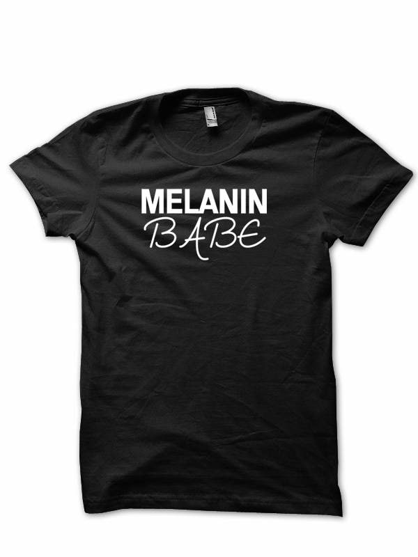 Melanin Babe T-Shirt, Lustiges Frauen-Grafik-T-Shirt von NonVerbalExpression