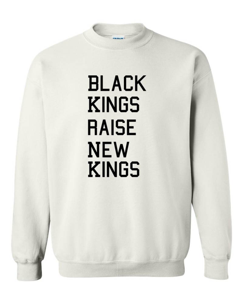 Schwarzen Könige Zu Erhöhen, Neue Könige, Einzigartige Grafik-Design-Sweat-Shirt, Langarm-Shirt Schwarz Geschichte, Rassismus Hemd, Civil Rights von NonVerbalExpression