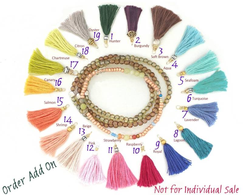 Schmuck Quaste Add-On Armband & Halskette Zubehör Schmuck Quaste Add-On Armband & Halskette Zubehör von NonaDesigns
