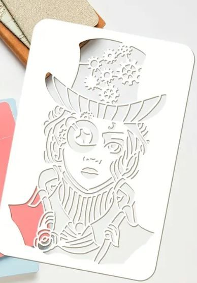 Steampunk Girl Schablone 8,3x11,7 Zoll Malvorlage DIY Craft zum Malen Auf Wan... von Noname