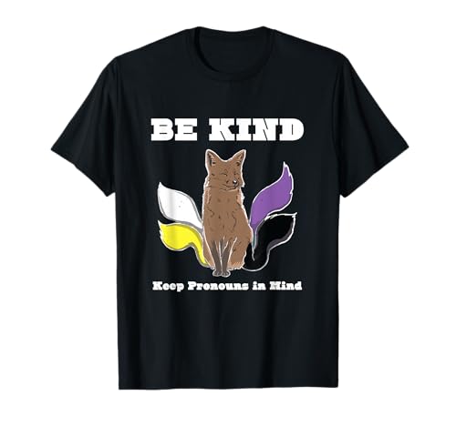 Be Kind Nonbinary Flag Enby Genderqueer Non Binary T-Shirt Be Kind Nonbinary Flag Enby Genderqueer Non Binary T-Shirt von Nonbinary Flag Shirt Non-Binary Gifts