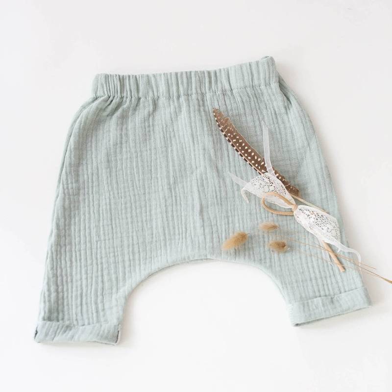 Baby Baggy Schlauch Mint Bio Musselin | Nonikids Berlin von NoniKidsBerlin