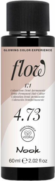 Nook Flow Haar Glossing 4.73 warm brown chestnut 60 ml von Nook