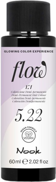 Nook Flow Haar Glossing 5.22 light intense violet chestnut 60 ml von Nook