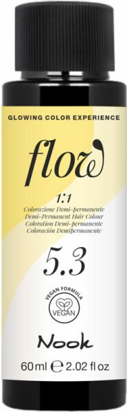 Nook Flow Haar Glossing 5.3 light golden chestnut 60 ml von Nook