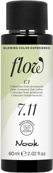 Nook Flow Haar Glossing 7.11 intense ash blonde 60 ml von Nook