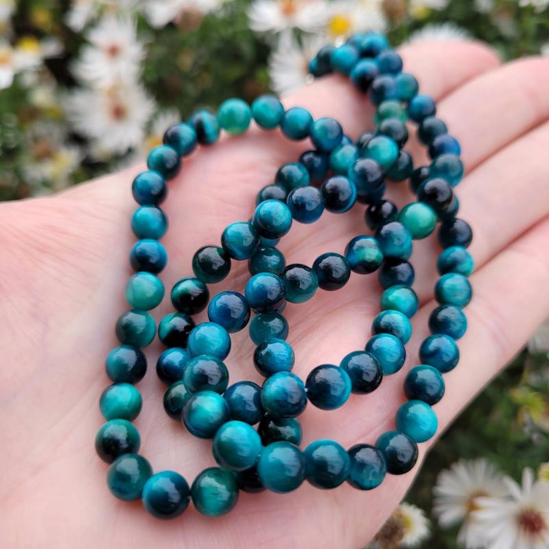 Super Schöne Blaue Tigeraugenkette, Passt Super Zum Jeanslook Super Schöne Blaue Tigeraugenkette, Passt Super Zum Jeanslook von NookiKreationen