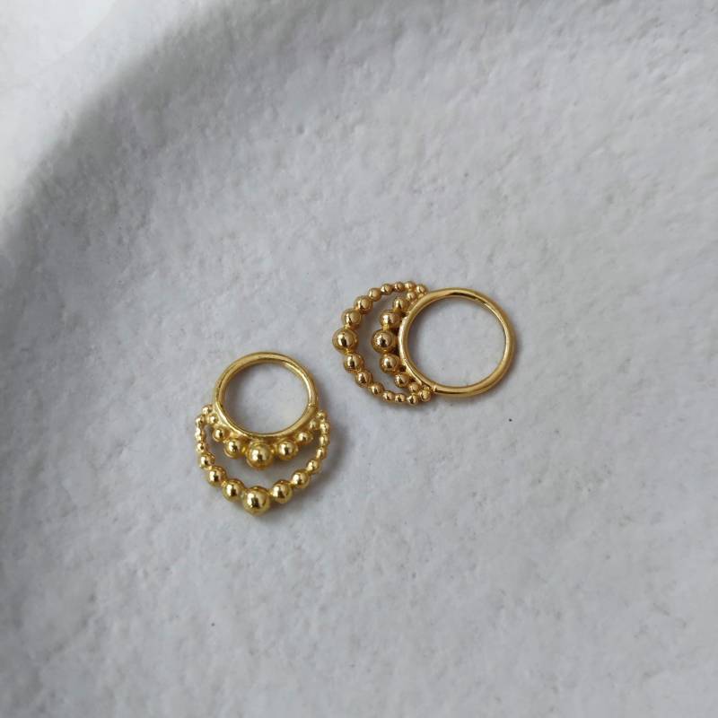 Doppel Septum Gold ⎜ Divine von Noomaad