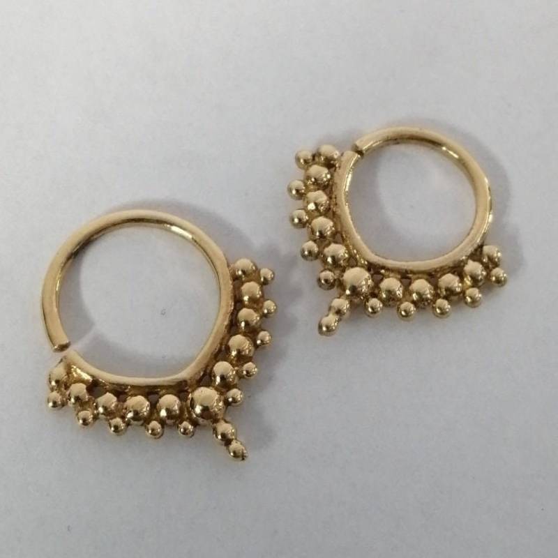 Messing Septum Schmuck Zen von Noomaad