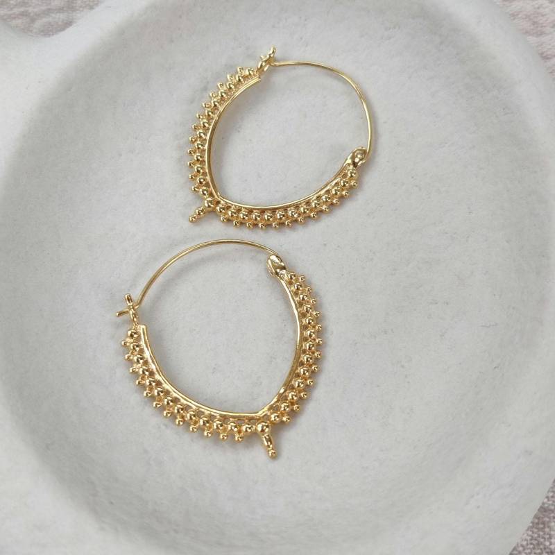 Zen Ohrringe Messing ⎜Passt Durch Tunnel Zen Ohrringe Messing ⎜Passt Durch Tunnel von Noomaad