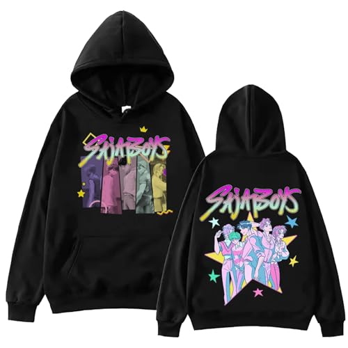 Kpop Demon Hunters Merch Kapuzenpullover Männer Frauen Cartoon Unisex Langarm Pullover Oberteil Lässig Bedrucktes Sweatshirt Übergröße Straßenkleidung Hoodie XS~4XL-Black||4X_l Kpop Demon Hunters Merch Kapuzenpullover Männer Frauen Cartoon Unisex Langarm Pullover Oberteil Lässig Bedrucktes Sweatshirt Übergröße Straßenkleidung Hoodie XS~4XL-Black||4X_l von Noonocy