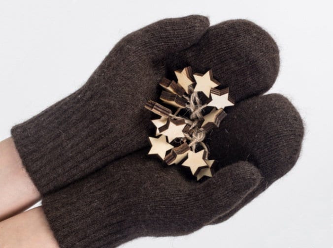 Handschuhe 100% Organic Yakwolle - Dunkel Schokolade Handschuhe 100% Organic Yakwolle - Dunkel Schokolade von NoosConcept