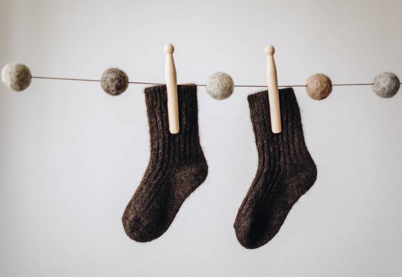 Kinder Wollsocken - Dunkel Schoko Yak Kinder Wollsocken - Dunkel Schoko Yak von NoosConcept