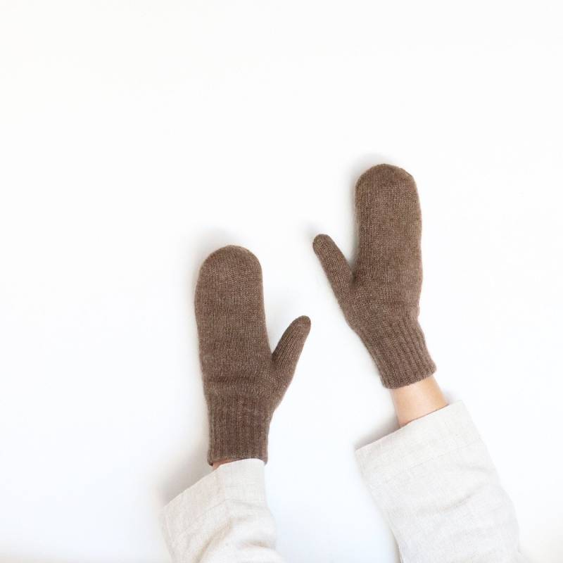 Premium Qualität Handschuhe Aus Der Yakwolle - Dunkelgrau von NoosConcept