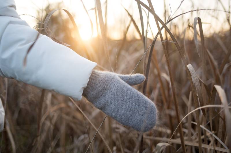 Premium Qualität Handschuhe Aus Der Yakwolle - Dunkelgrau von NoosConcept