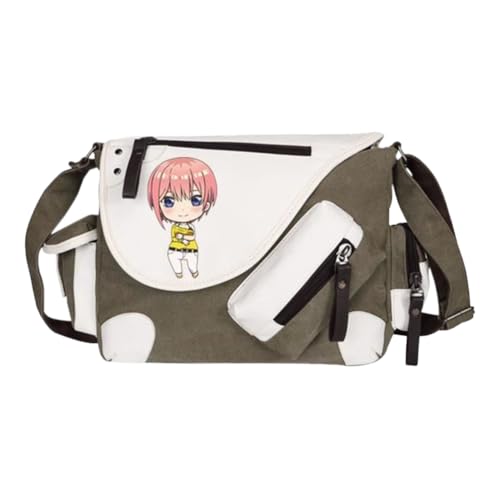 Nakano Ichika Umhängetasche Anime Schultertasche Nakano Nino/Miku Messenger Bag Herren & Damen Back to School Schulsachen für Studenten von Noowye