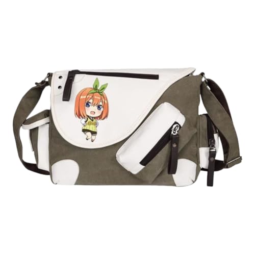 Nakano Ichika Umhängetasche Anime Schultertasche Nakano Nino/Miku Messenger Bag Herren & Damen Back to School Schulsachen für Studenten von Noowye