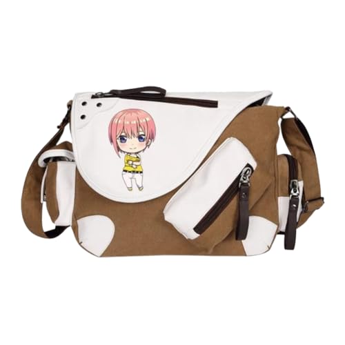 Nakano Ichika Umhängetasche Anime Schultertasche Nakano Nino/Miku Messenger Bag Herren & Damen Back to School Schulsachen für Studenten von Noowye