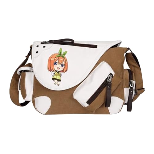 Nakano Ichika Umhängetasche Anime Schultertasche Nakano Nino/Miku Messenger Bag Herren & Damen Back to School Schulsachen für Studenten von Noowye