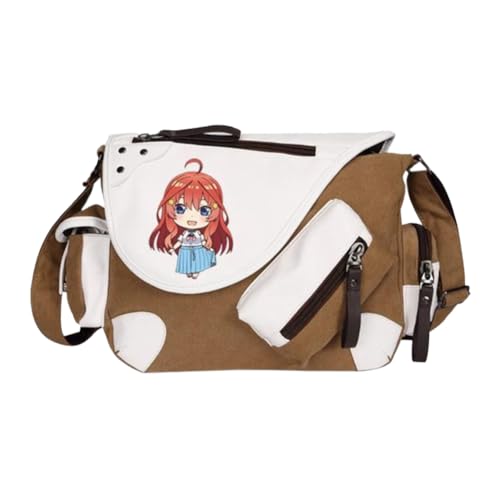 Nakano Ichika Umhängetasche Anime Schultertasche Nakano Nino/Miku Messenger Bag Herren & Damen Back to School Schulsachen für Studenten von Noowye