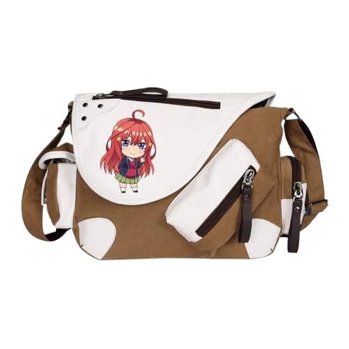 Nakano Ichika Umhängetasche Anime Schultertasche Nakano Nino/Miku Messenger Bag Herren & Damen Back to School Schulsachen für Studenten von Noowye