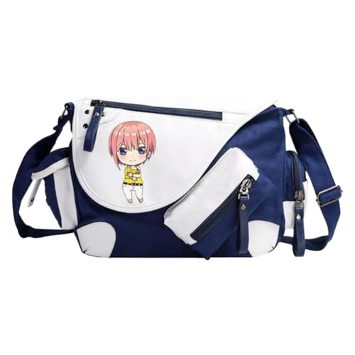 Nakano Ichika Umhängetasche Anime Schultertasche Nakano Nino/Miku Messenger Bag Herren & Damen Back to School Schulsachen für Studenten von Noowye