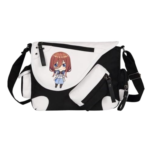 Nakano Ichika Umhängetasche Anime Schultertasche Nakano Nino/Miku Messenger Bag Herren & Damen Back to School Schulsachen für Studenten von Noowye