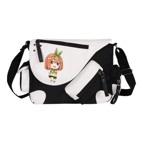 Nakano Ichika Umhängetasche Anime Schultertasche Nakano Nino/Miku Messenger Bag Herren & Damen Back to School Schulsachen für Studenten von Noowye