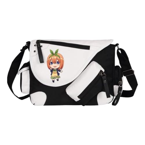 Nakano Ichika Umhängetasche Anime Schultertasche Nakano Nino/Miku Messenger Bag Herren & Damen Back to School Schulsachen für Studenten von Noowye
