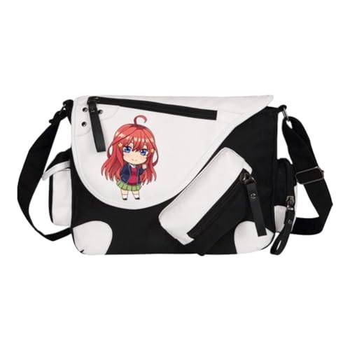Nakano Ichika Umhängetasche Anime Schultertasche Nakano Nino/Miku Messenger Bag Herren & Damen Back to School Schulsachen für Studenten von Noowye