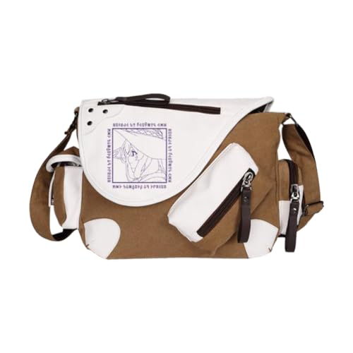 Noowye Elaina Schultertasche Anime Elaina Umhängetasche Groß Leichtes Anime Tasche Herren&Damen - Back to School Schulsachen Aesthetic Bag für Studenten von Noowye