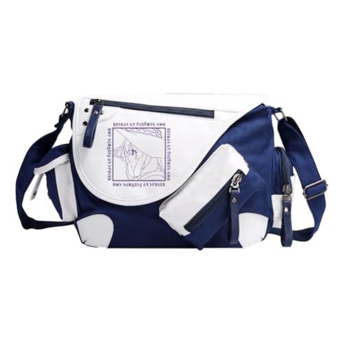 Noowye Elaina Schultertasche Anime Elaina Umhängetasche Groß Leichtes Anime Tasche Herren&Damen - Back to School Schulsachen Aesthetic Bag für Studenten von Noowye