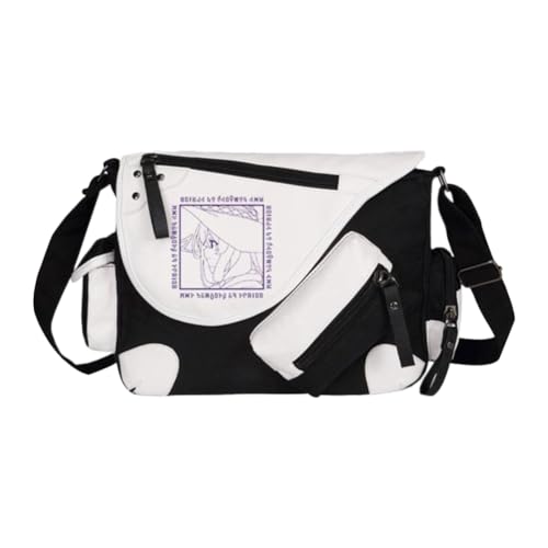 Noowye Elaina Schultertasche Anime Elaina Umhängetasche Groß Leichtes Anime Tasche Herren&Damen - Back to School Schulsachen Aesthetic Bag für Studenten von Noowye