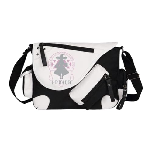 Noowye Elaina Schultertasche Anime Elaina Umhängetasche Groß Leichtes Anime Tasche Herren&Damen - Back to School Schulsachen Aesthetic Bag für Studenten von Noowye