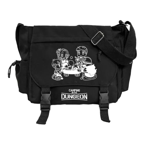 Noowye Marcille Donato Schultertasche Anime Laios Touden/Farin Umhängetasche Große Messenger Bag Anime Tasche mit mehreren Fächern Schulsachen für Studenten von Noowye