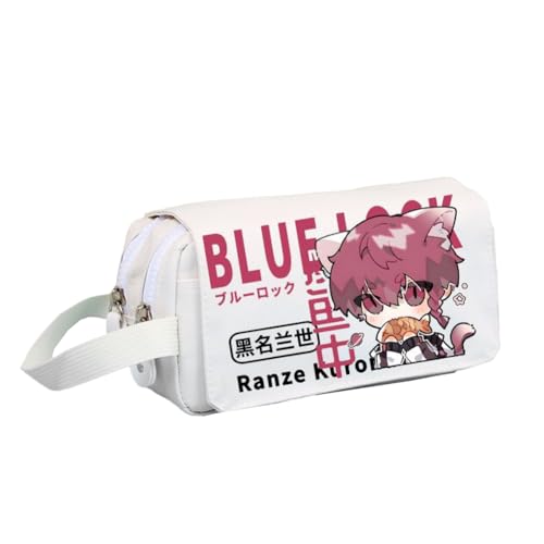 Noowye Seishiro Nagi Mäppchen Anime Isagi Yoichi Federmäppchen Rin Itoshi/REO Mikage Federtaschen Cartoon Charakter Stiftetasche Schreibwaren Tasche für Studenten von Noowye