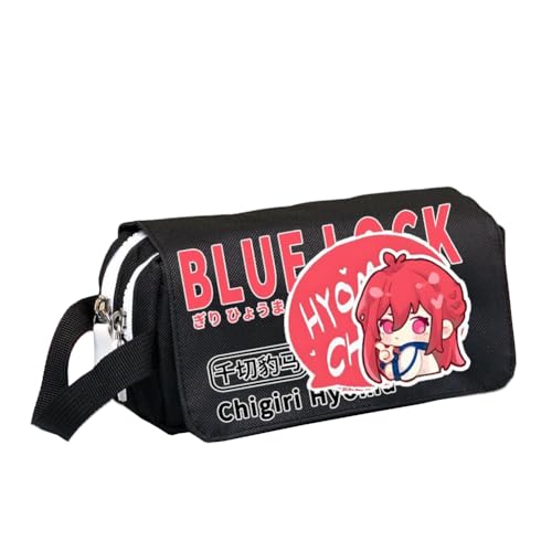 Noowye Seishiro Nagi Mäppchen Anime Isagi Yoichi Federmäppchen Rin Itoshi/REO Mikage Federtaschen Cartoon Charakter Stiftetasche Schreibwaren Tasche für Studenten von Noowye