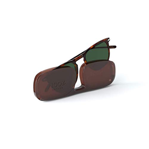 NOOZ Sonnenbrille mit Sehstärke für Männer und Frauen Couleur Tortoise +2,50 mit ultraflaches Etui - Protection de Catégorie 3 - collection DINO von Nooz