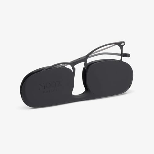 Nooz Lesebrille 1,0 Multi-Distanz – Dünne Gläser mit Antireflex- & Kratzschutz, ALBA Ovalform, Ultraleicht (17g), Unisex-Modell für Herren & Damen von Nooz