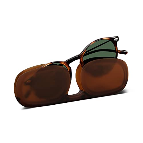 NOOZ Sonnenbrille mit Sehstärke für Männer und Frauen Couleur Tortoise +1,50 mit ultraflaches Etui - Protection de Catégorie 3 - collection CRUZ von Nooz