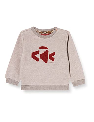 Noppies Baby Baby-Jungen B Sweater LS Ruvo Pullover, RAS1211 Brown Melange-P798, 50 von Noppies