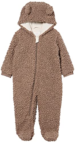 Noppies Baby Unisex Baby U Playsuit LS Ruma Overall, Cinder-P787, 44 von Noppies