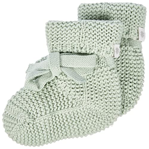 Noppies Baby Unisex Kinder U Booties knit Nelson, Grey Mint - C175, 62 EU von Noppies