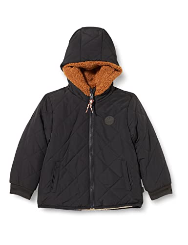 Noppies Kids Baby-Jungen Boys Jacket Jetmore Reversible Winterjacke, Phantom-P008, 80 von Noppies Kids