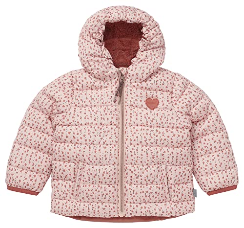 Noppies Kids Baby-Mädchen Girls Jacket Labelle Allover Print Winterjacke, Rose Smoke-P778, 92 von Noppies Kids