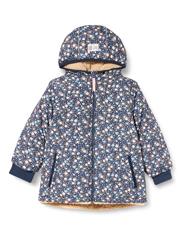 Noppies Kids Mädchen Girls Jacket Annamaria Reversible All Over Print Jacke, Black Iris-P554, 116 von Noppies Kids