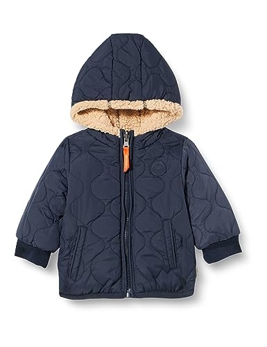 Noppies Baby Baby-Jungen Boys Jacket Timber Reversible Jacke, Dark Sapphire-P208, 92 von Noppies