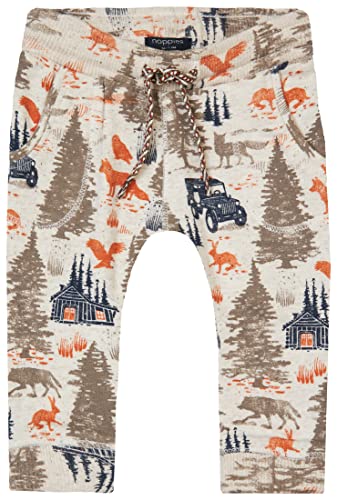 Noppies Baby Baby-Jungen Boys Pants Jacobus Allover Print Hose, RAS1202 Oatmeal-P611, 50 von Noppies